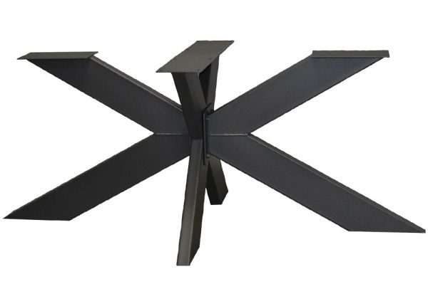Tischgestell Rex Spider Fineline 140 Stahl schwarz