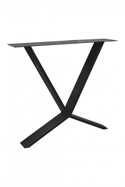 Tischgestell X-Special 2er Set Stahl schwarz