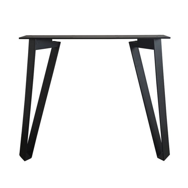 Tischgestell V-Massiv Paar Ironline schwarz