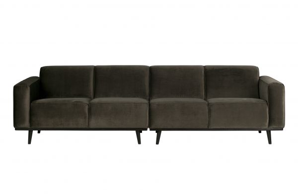 XL Sofa Statement 4-Sitzer Bezug Velvet grün