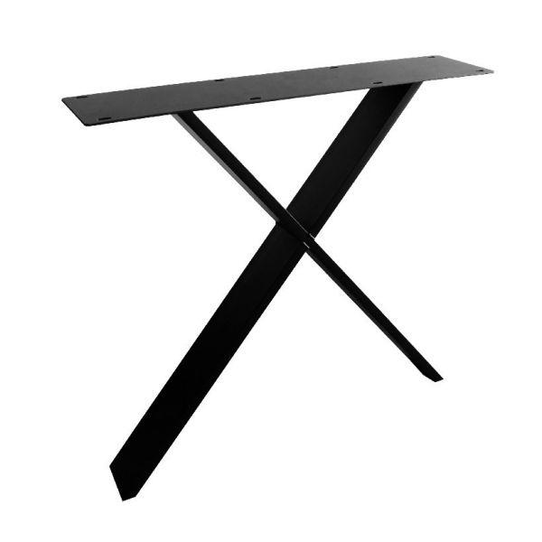 Tischgestell X Exclusiveline 2er Set Stahl schwarz